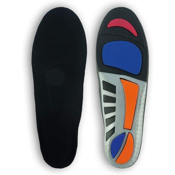 Womens Orthotic Arch Support Shoe Insoles Cushioning Shock Absorption Inserts - Picture 1 of 12